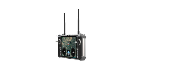 T30 all-in-one hand-held GCS is perfectly suitable for suicide and FPV drones with high brightness FHD touch screen