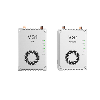 V31 Digital Video Transceiver Compatible with All Network Protocols for UAV Radio Link with 30km transmission range