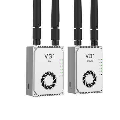 V31 Digital Video Transceiver Compatible with All Network Protocols for UAV Radio Link with 30km transmission range