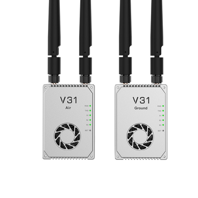 V31 Digital Video Transceiver Compatible with All Network Protocols for UAV Radio Link with 30km transmission range