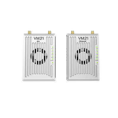 VM21 Video&amp;Data&amp;RC link supports three frequency bands and can transmit 10km Ground-to-Air with Mesh networking.