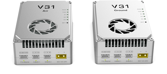 V31 Digital Video Transceiver Compact and Lightweight Design for Easy Installation with 20km grade(air to ground)
