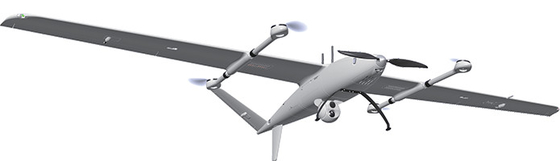 CP15 Electric VTOL UAV has 70km/h cruising speed and 30km control radius with 5.0kg maximum load weight.