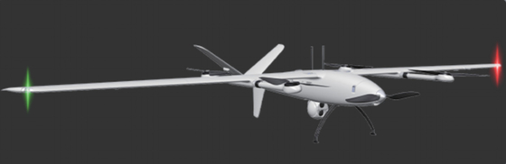 CP15 Electric VTOL UAV has 70km/h cruising speed and 30km control radius with 5.0kg maximum load weight.