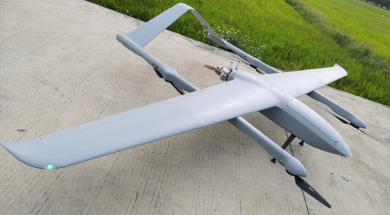 Customized carbon fiber gasoline engine drone remote measurement drone fixed wingspan 3.0m payload 40kg and 1000km range