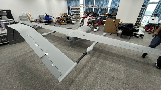 Customized carbon fiber gasoline engine drone remote measurement drone fixed wingspan 3.0m payload 40kg and 1000km range