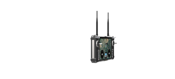T30 all-in-one hand-held GCS is perfectly suitable for suicide and FPV drones with high brightness FHD touch screen
