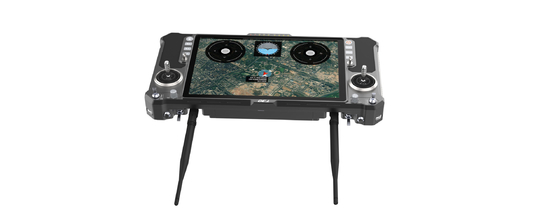 T30 all-in-one hand-held GCS can control two to three drones at the same time with 23physical channels and Dual SBUS