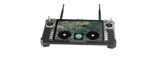 T30 all-in-one hand-held GCS remote control of the drone and the payload simultaneously with Dual SBUS output