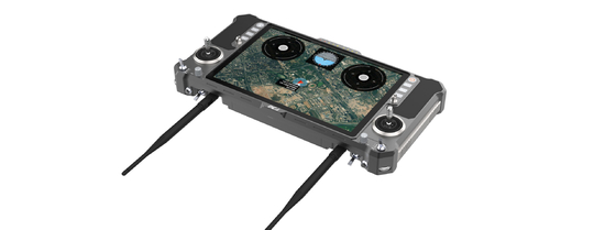 T30 all-in-one hand-held GCS is perfectly suitable for suicide and FPV drones with high brightness FHD touch screen