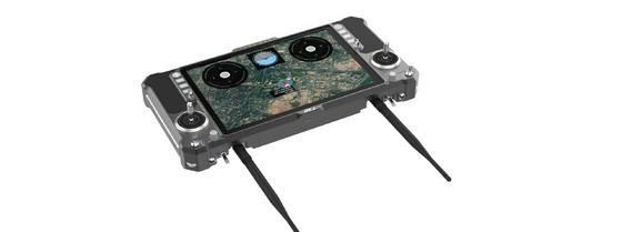 T30 all-in-one hand-held GCS is perfectly suitable for suicide and FPV drones with high brightness FHD touch screen