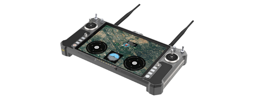 T30 all-in-one hand-held GCS is perfectly suitable for suicide and FPV drones with high brightness FHD touch screen