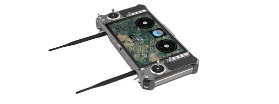 T30 all-in-one hand-held GCS is perfectly suitable for suicide and FPV drones with high brightness FHD touch screen