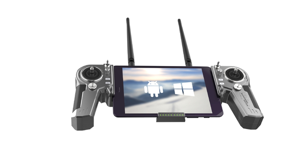 T16 Win10 / Android GCS Ground Control Station Portable With Mobile Device