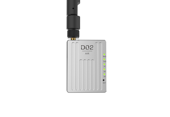 D02 data link has three frequency bands and supports point-to-multi, relay and point-to-multi modes with 30km range.