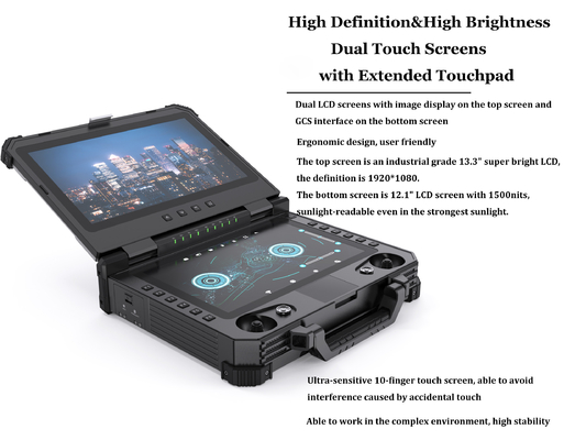 Remote Control 800MHZ T40 Ground Control Station Dual SBUS For Drone
